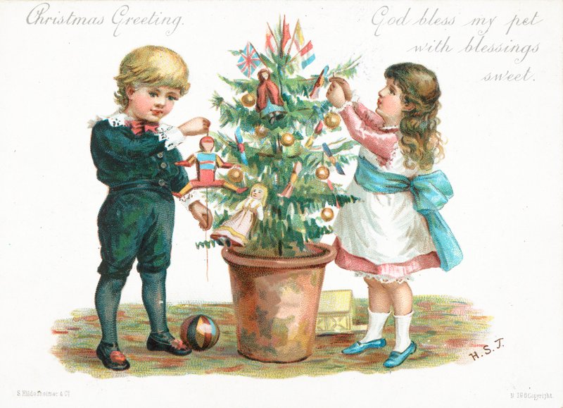 cartão de Natal de English School