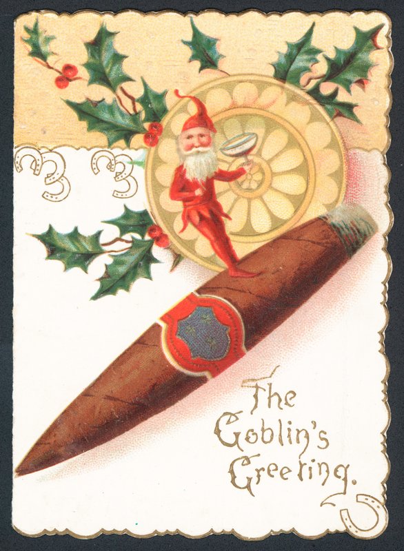 Cartão de Natal - a saudação de goblins de English School