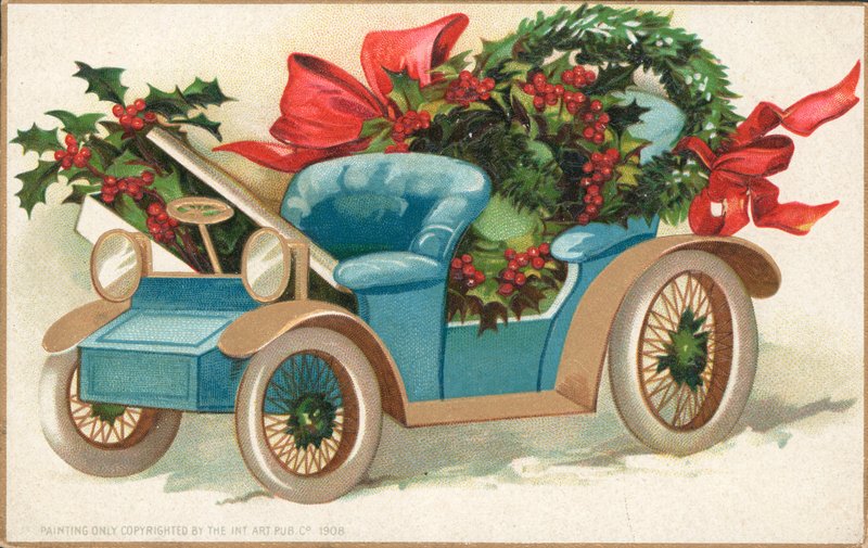 Carro de natal de English School