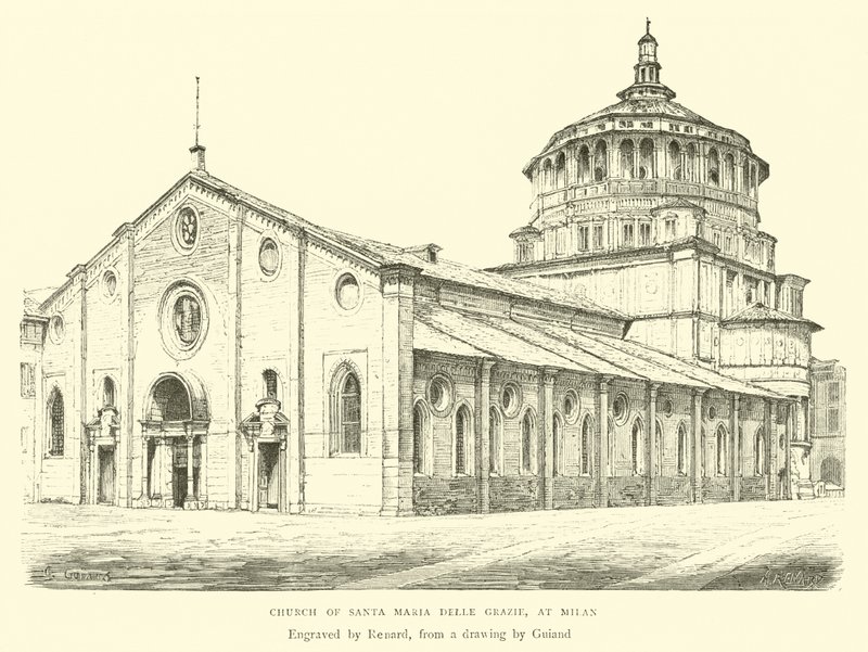 Igreja de Santa Maria Delle Grazie, em Milão de English School