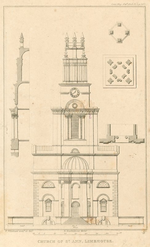 Igreja de St Ann, Limehouse, Londres de English School