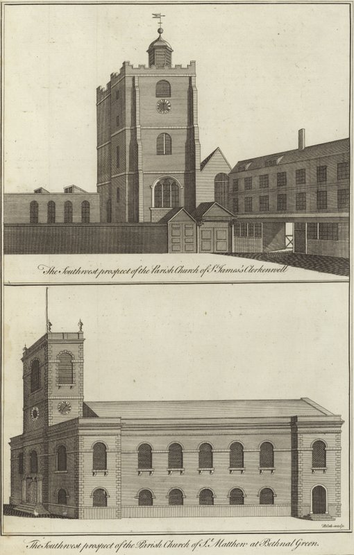 Igreja de St James, Clerkenwell e Igreja de São Mateus, Bethnal Green de English School