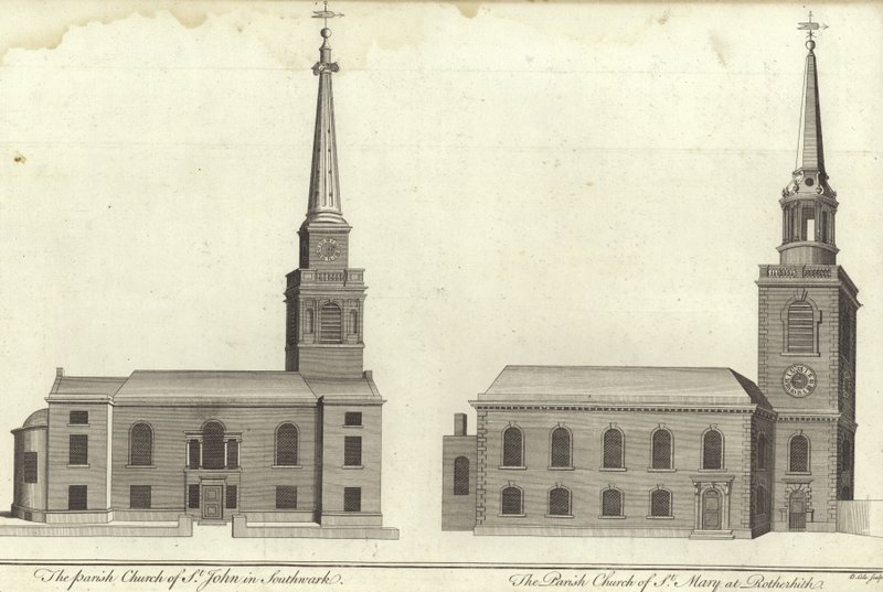 Igreja de São João, Southwark e Igreja de Santa Maria, Rotherhithe de English School
