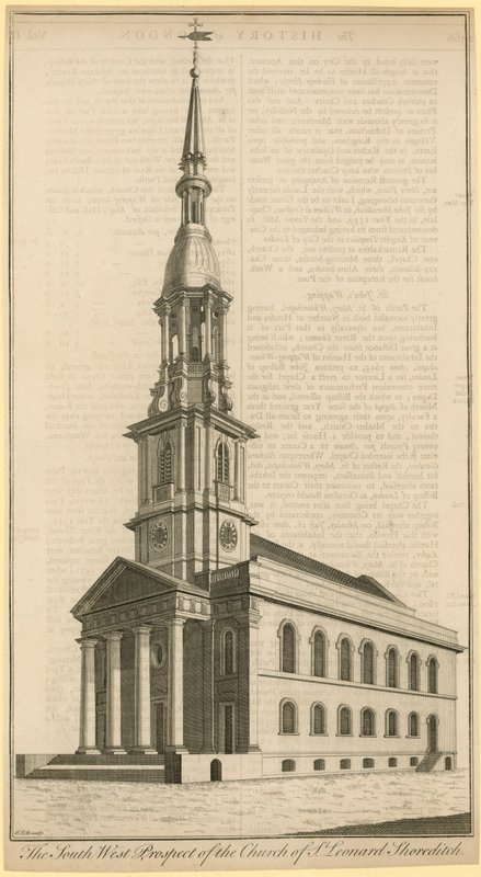 Igreja de São Leonardo, Shoreditch de English School