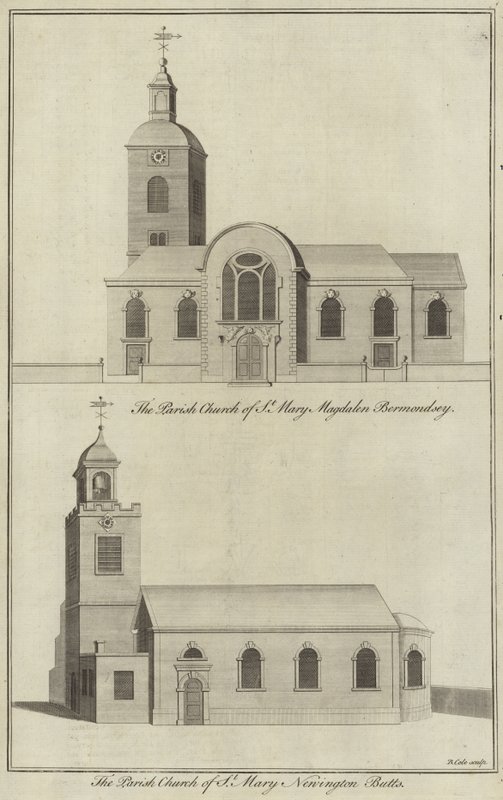 Igreja de Santa Maria Madalena, Bermondsey e Igreja de Santa Maria, Newington Butts de English School