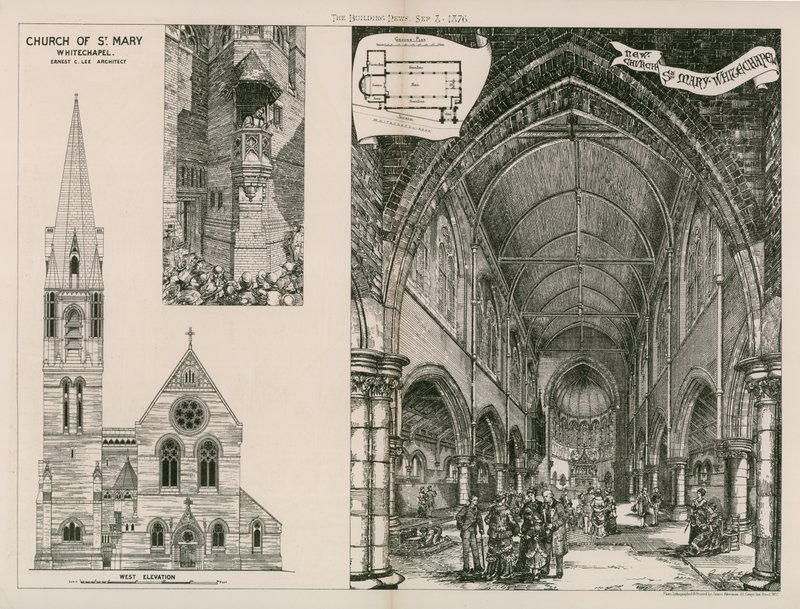 Igreja de Santa Maria em Whitechapel de English School