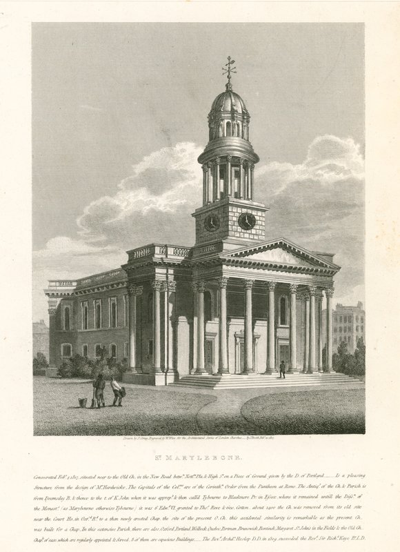 Igreja de St Marylebone, Londres de English School