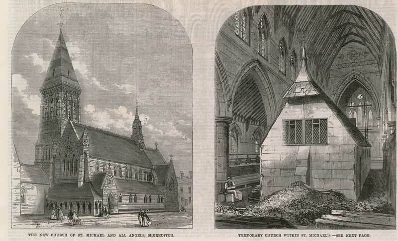 Igreja de São Miguel e Todos os Anjos, Shoreditch de English School