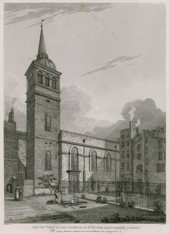 Igreja de St Peter upon Cornhill, Londres de English School