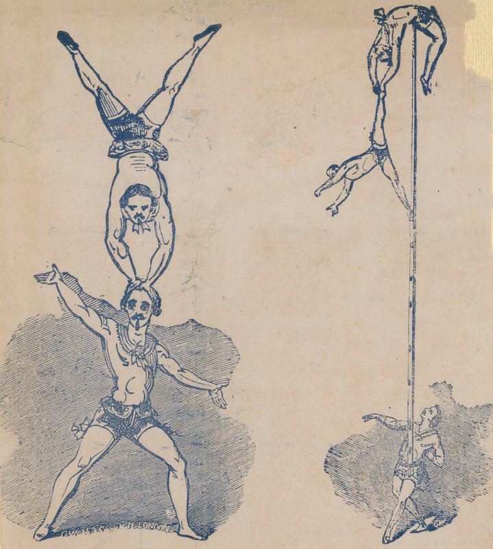 Acrobatas de circo de English School