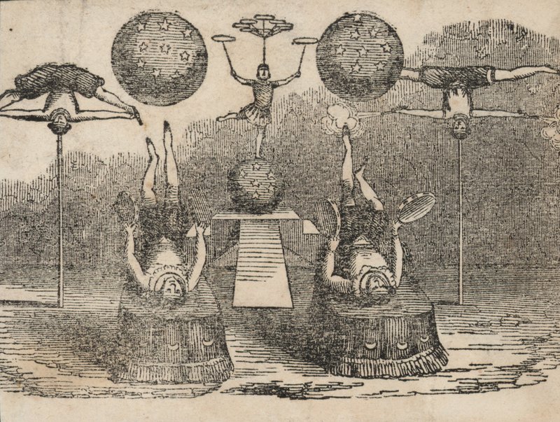 Acrobatas de circo de English School