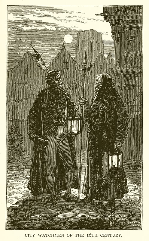Vigilantes da cidade do século XVI de English School