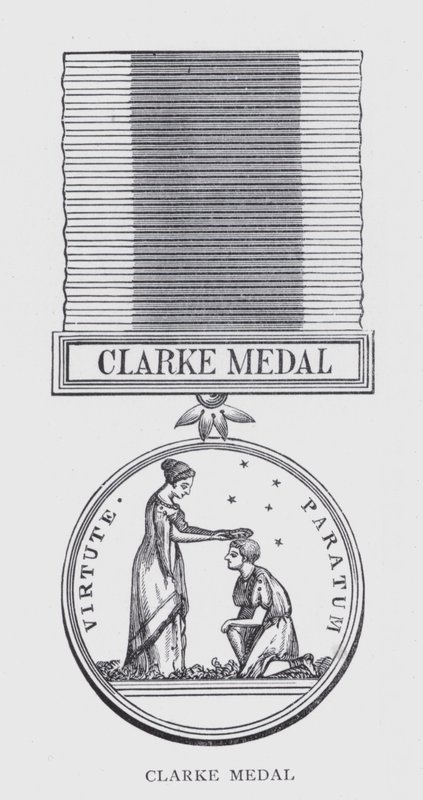 Medalha Clarke (litho) de English School