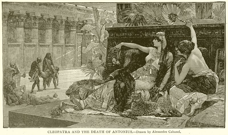 Cleópatra e a morte de Antonius de English School