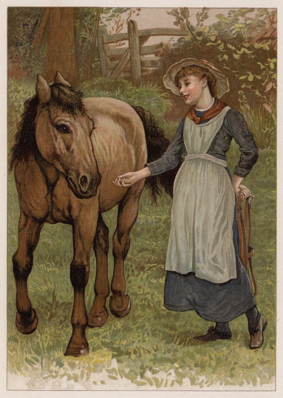 Dobbin inteligente (cromolito) de English School