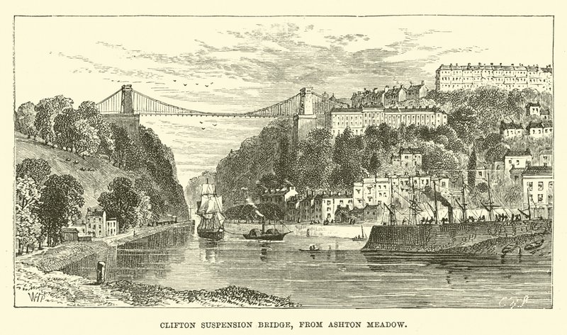 Clifton Suspension Bridge, de Ashton Meadow de English School