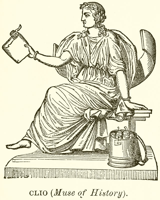 Clio (musa da história) de English School