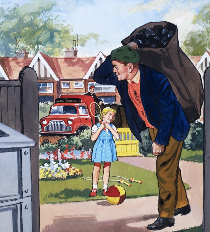 Homem de carvão de English School