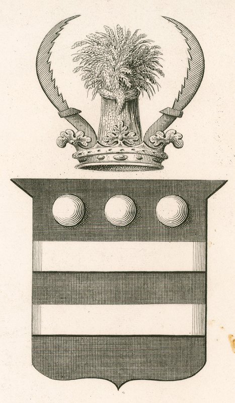 Brasão de Sir Edward Hungerford de English School