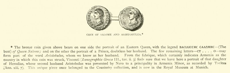 Moeda de Salomé e Aristóbulo de English School