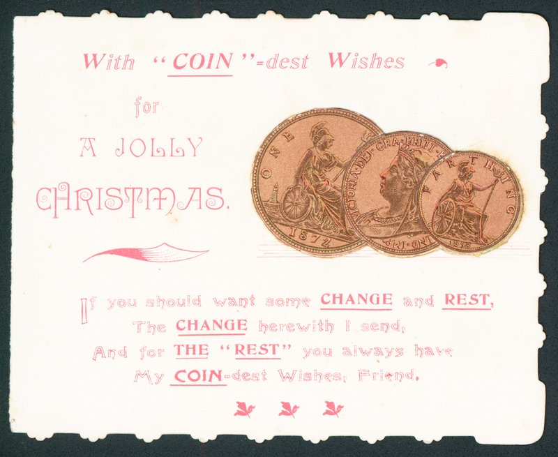 Moedas, Cartão De Natal de English School