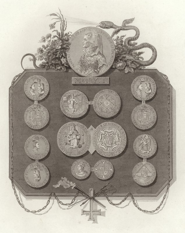 Moedas de Maria I de English School