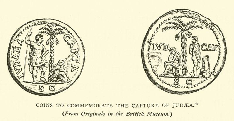 Moedas para comemorar a captura da Judéia de English School