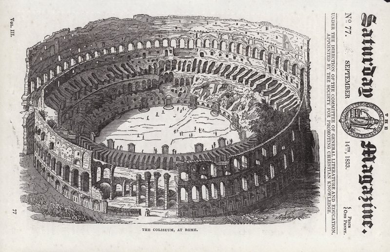 Coliseu, Roma (gravura) de English School
