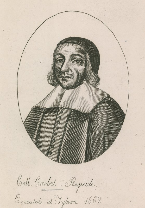 Coll Corbet, Regicide, executado em Tyburn, 1662 de English School