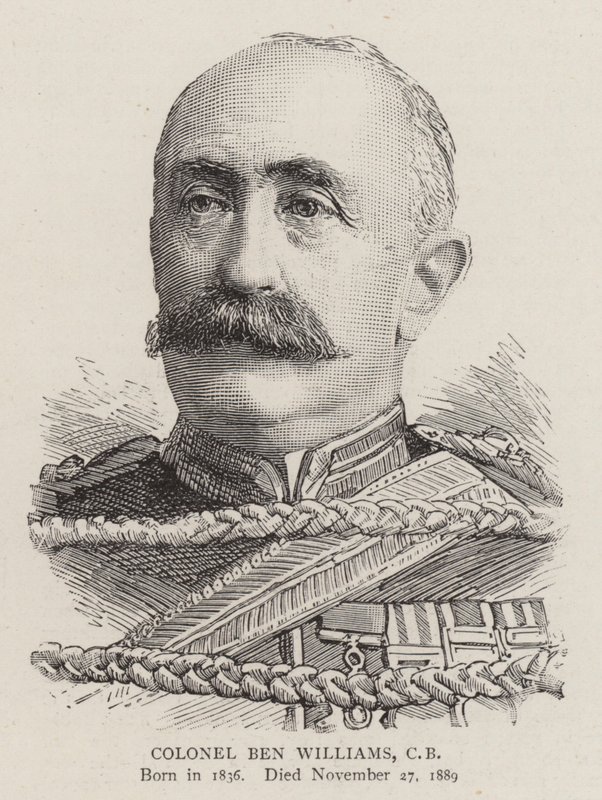 Coronel Ben Williams, CB (gravura) de English School