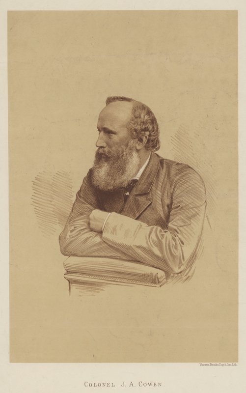 Coronel J A Cowen (litho) de English School