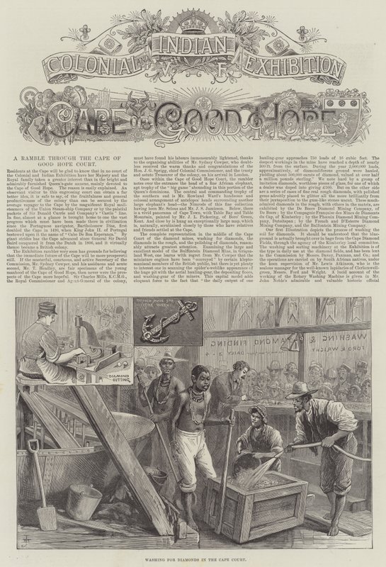 Exposição Colonial e Indiana, Cabo da Boa Esperança (gravura) de English School