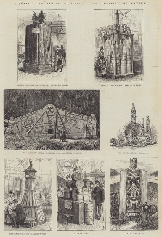 Exposição Colonial e Indiana, o Dominion of Canada (gravura) de English School