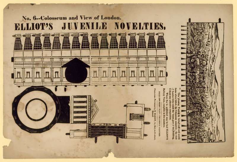 Coliseu e vista de Londres de English School