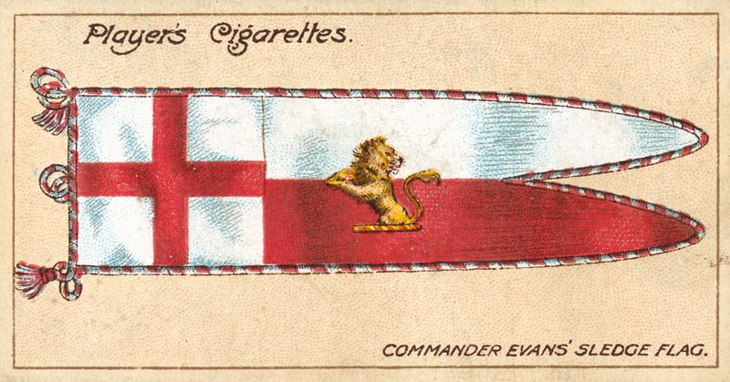 Bandeira do Comandante Evans Sledge (chromolitho) de English School