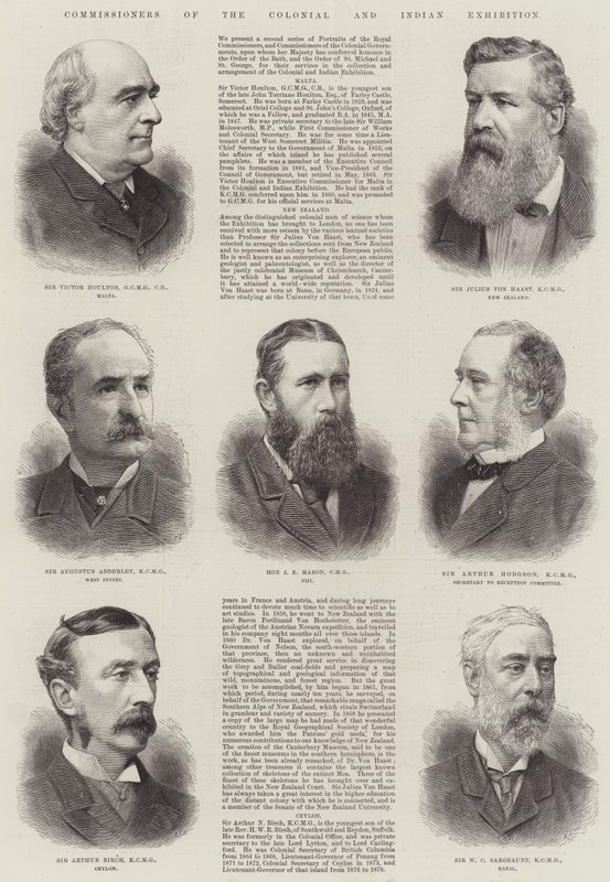 Comissários da Exposição Colonial e Indiana (gravura) de English School