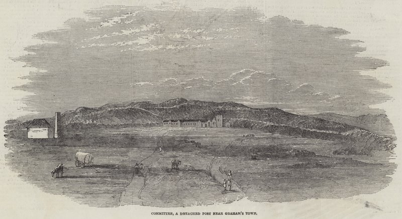 Comitê, um posto destacado perto da cidade de Graham