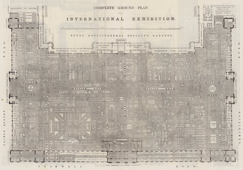 Planta Baixa Completa da Exposição Internacional (gravação) de English School