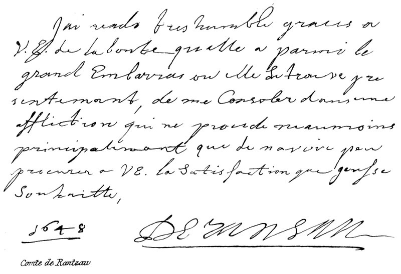 Comte de Rantzau de English School