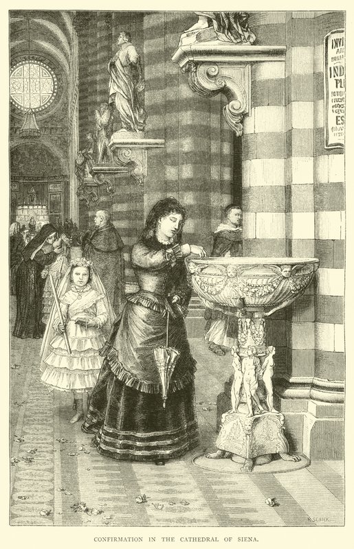 Confirmação na Catedral de Siena de English School
