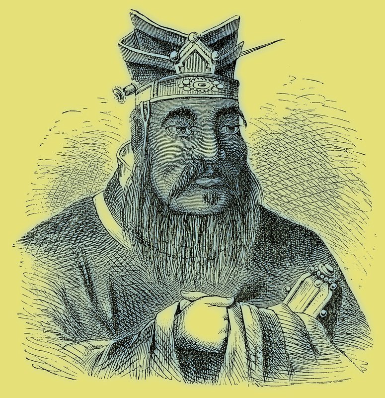 Confúcio, ilustração da história ilustrada do mundo, publicado c.1880 (imagem digital melhorada) de English School