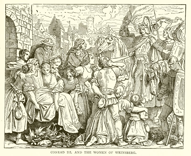 Conrad III e as mulheres de Weinsberg de English School