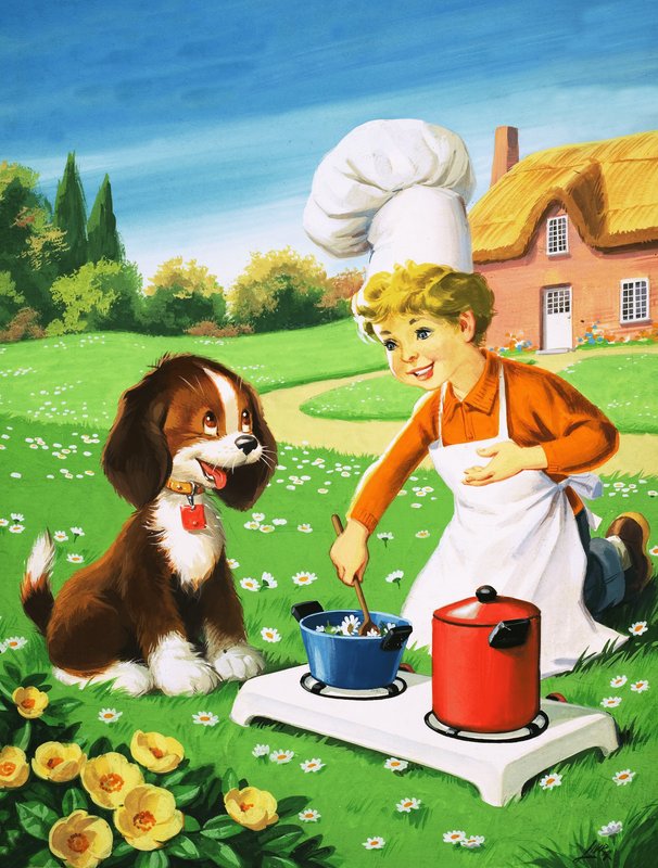 Cozinhar ao ar livre de English School