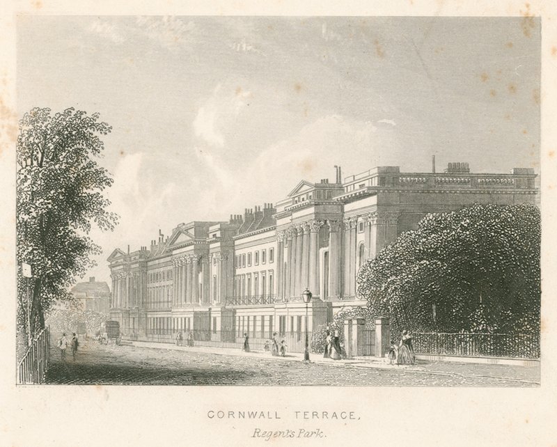 Cornwall Terrace, Regents Park, Londres de English School