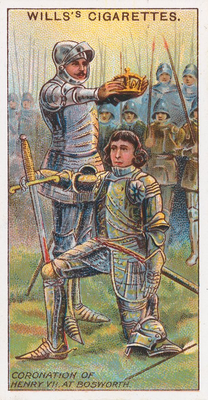 Coroação de Henrique VII em Bosworth de English School