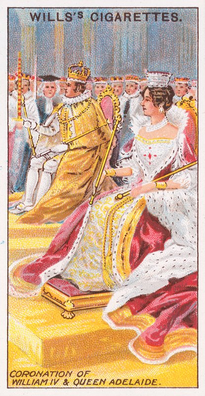Coroação de William IV e Rainha Adelaide de English School