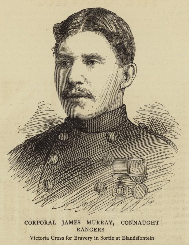Cabo James Murray, Connaught Rangers (gravura) de English School