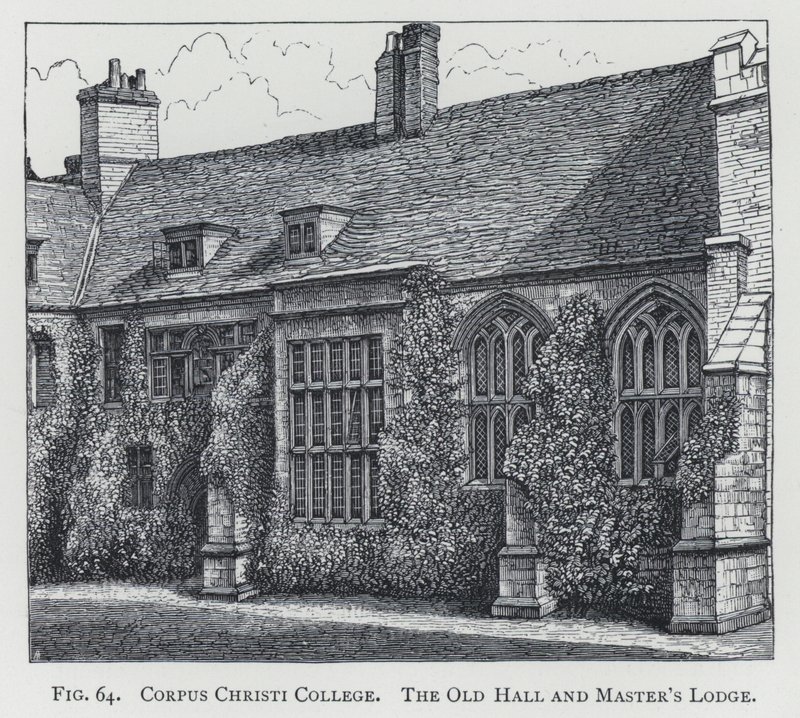 Corpus Christi College, Old Hall e Master&39;s Lodge de English School