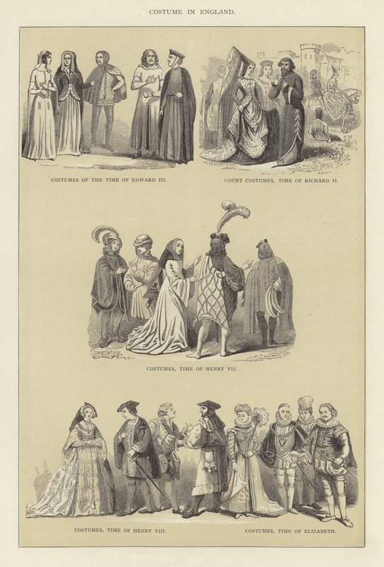 Traje na Inglaterra de English School