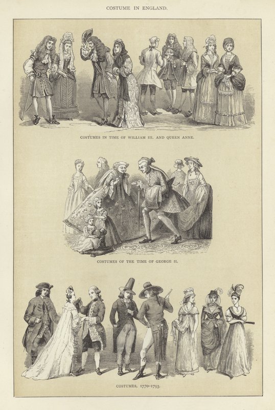 Traje na Inglaterra de English School